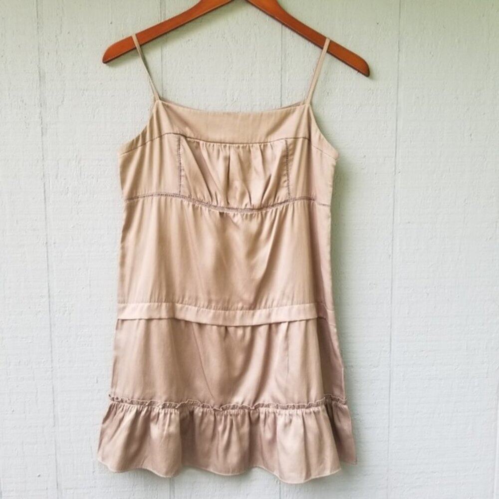 Olive des OLIVE Tiered Tank Mini Dress Taupe